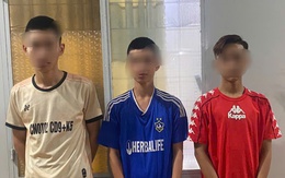 Bắt 3 thanh thiếu niên cướp giật tài sản cả trăm triệu của hai vợ chồng