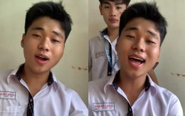 Nam sinh cover 'Chào em cô gái Lam Hồng' hay như nuốt đĩa