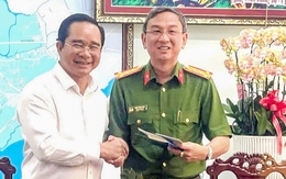 Chủ tịch UBND TP.HCM Nguyễn Văn Được động viên lực lượng Công an TP.HCM bảo vệ đại lễ 30-4