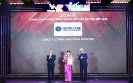 Nutricare tiếp tục vào Top 50 doanh nghiệp tăng trưởng xuất sắc