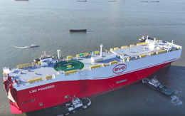 Siêu tàu biển chở xe điện của BYD lên đường tới Brazil