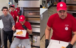 Màn ăn trộm bánh pizza đỉnh cao