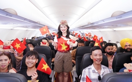Những chuyến bay Vietjet rực rỡ cờ đỏ - sao vàng trong dịp đại lễ 30-4