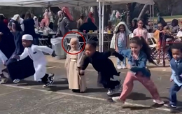 Bé gái chạy về đích theo cách không thể ngờ