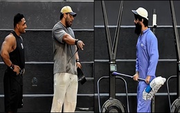 Hai gymer cơ bắp quê một cục khi cười nhạo anh lao công