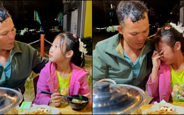 Con gái xúc động khi được bố tặng quà bất ngờ