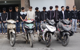 Bắt 21 thanh thiếu niên gây rối trật tự ở Hà Nam