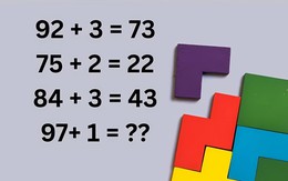 Người IQ cao có giải được bài toán này trong 10 giây?