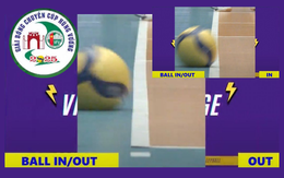 Pha bóng 'rối não', hiếm thấy trong bóng chuyền xảy ra tại Cúp Hùng Vương