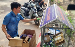 Thích thú với mô hình 'ngôi nhà xanh' thu gom rác thải phế liệu ở Bình Hưng Hòa