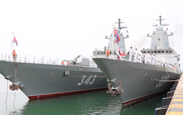 Đội tàu chiến Nga chở 262 sĩ quan, quân nhân cập cảng Tiên Sa Đà Nẵng