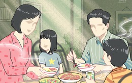 Bữa ăn của người vợ nhìn mà thương