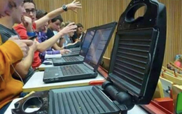 Ảnh vui 12-5: Sáng thứ hai đi làm hơi vội