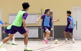 Tuyển futsal nữ Việt Nam lên chiến thuật đấu Nhật Bản