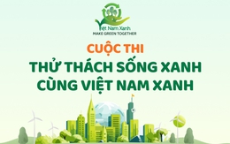 Mời bạn đọc tham gia cuộc thi Thử thách Sống Xanh cùng Việt Nam Xanh