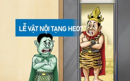 Sơn Tinh, Thủy Tinh và lễ vật... nội tạng heo