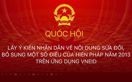 5 bước lấy ý kiến nhân dân sửa đổi Hiến pháp năm 2013 trên VNeID