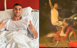 Sao Barca đạp xe đến bệnh viện ăn mừng cùng Ferran Torres