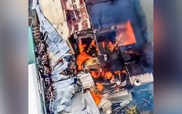 Xưởng điêu khắc gỗ ở Bảo Lộc cháy lớn, nhiều tài sản bị thiêu rụi