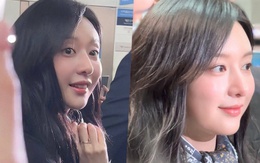 Kim Ji Won khoe 'má phính' đáng yêu gây sốt