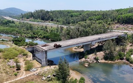 Cây cầu dang dở và tuyến đường làm 1 thập kỷ chưa xong ở Dung Quất