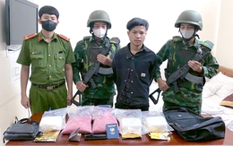 Một người Lào chuyển 3kg và 40.000 viên ma túy từ biên giới vào Việt Nam