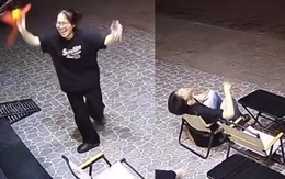 Cô gái cảm thấy 'thắng đời 1-0' khi thấy đồng nghiệp ngồi sập ghế