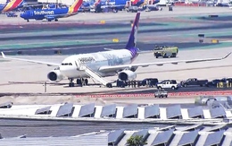 Nghi có bom, máy bay phải chuyển hướng trên đường băng ở California