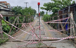 Xe ben 24 tấn làm sập cầu tải trọng 5 tấn ở Cần Thơ