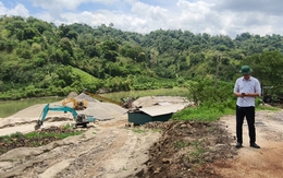 Doanh nghiệp khai thác cát mở đường phụ, dựng rào 'né' camera giám sát