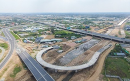 Vành đai 3 TP.HCM tăng tốc qua Long An, 'siêu' nút giao Mỹ Yên lộ diện