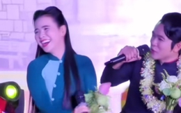 Hai ca sĩ bolero gặp tình huống khó đỡ khi khán giả tặng hoa