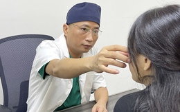 Nữ sinh biến chứng lộ tuyến lệ, ngửa mi dưới, chảy nước mắt vì cắt mắt 'giọt lệ Trung Hoa' ở spa