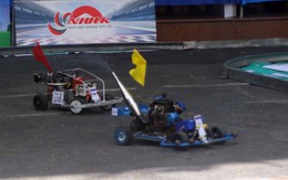 Kịch tính màn tranh tài xe mô hình của sinh viên