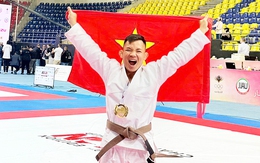 ‘Quỷ lùn’ Đào Hồng Sơn vô địch Jujitsu châu Á sau khi ‘quẩy tung’ hội vật làng