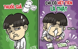 Cái gì cũng giả, chỉ có hết tiền là thật