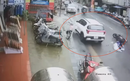 Ô tô tông vào ba xe máy ở Sa Pa, một cháu bé tử vong