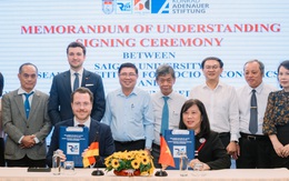 Viện Nghiên cứu kinh tế - xã hội Trường ĐH Sài Gòn hợp tác với Quỹ KAS của Đức