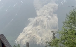 Ngôi làng ở Thụy Sĩ bị chôn vùi do sông băng sạt lở