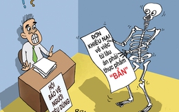 Người tiêu dùng đưa đơn khiếu nại thực phẩm bẩn