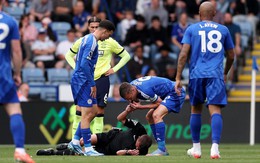 Ngôi sao Ngoại hạng Anh thổi còi thay trọng tài bị chấn thương