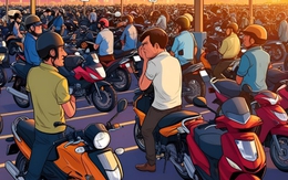 Giữ xe máy 100.000 đồng và chuyện thiếu nhà vệ sinh công cộng