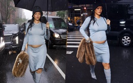 Phú bà Rihanna vác bụng bầu lên đại tiệc thời trang Met Gala 2025