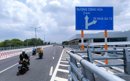 Sau nửa tháng thông xe, đường nối Trần Quốc Hoàn - Cộng Hòa 'giảm nhiệt' cho cửa ngõ sân bay