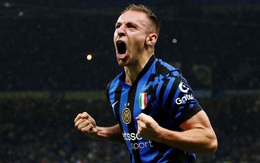 Davide Frattesi suýt ngất xỉu khi mừng bàn thắng cho Inter Milan