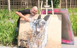 Khi rác thải tái sinh thành những tác phẩm nghệ thuật độc đáo