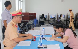 Công an tỉnh Đồng Tháp lần đầu tổ chức sát hạch, cấp giấy phép lái xe