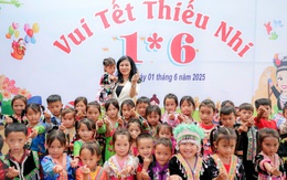 Phu nhân Ngô Phương Ly và Tết thiếu nhi đặc biệt ở vùng biên