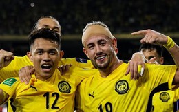 Bảng xếp hạng Asian Cup 2027: Malaysia chiếm ngôi đầu bảng F của Việt Nam