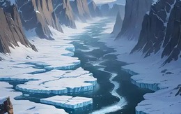 Phát hiện hệ thống sông ngòi 34 triệu năm ẩn dưới Nam Cực